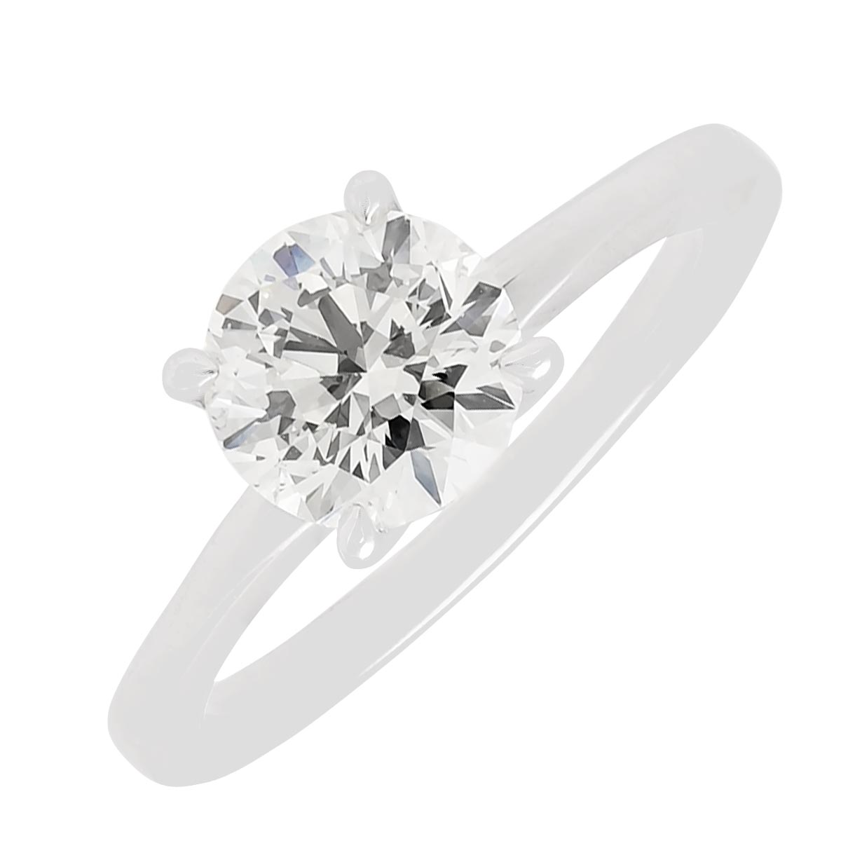 Northern Star Diamond Solitaire Ring in 14kt White Gold (1 1/2ct)