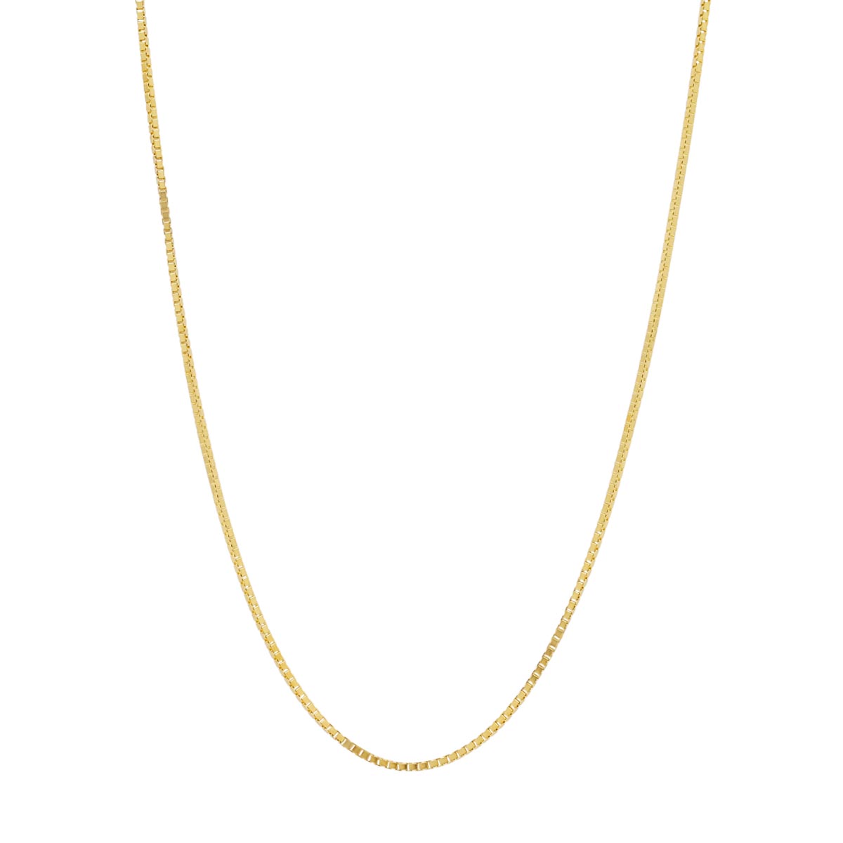 Estate Box Chain in 14kt Yellow Gold (24 inches and 1.5mm wide)