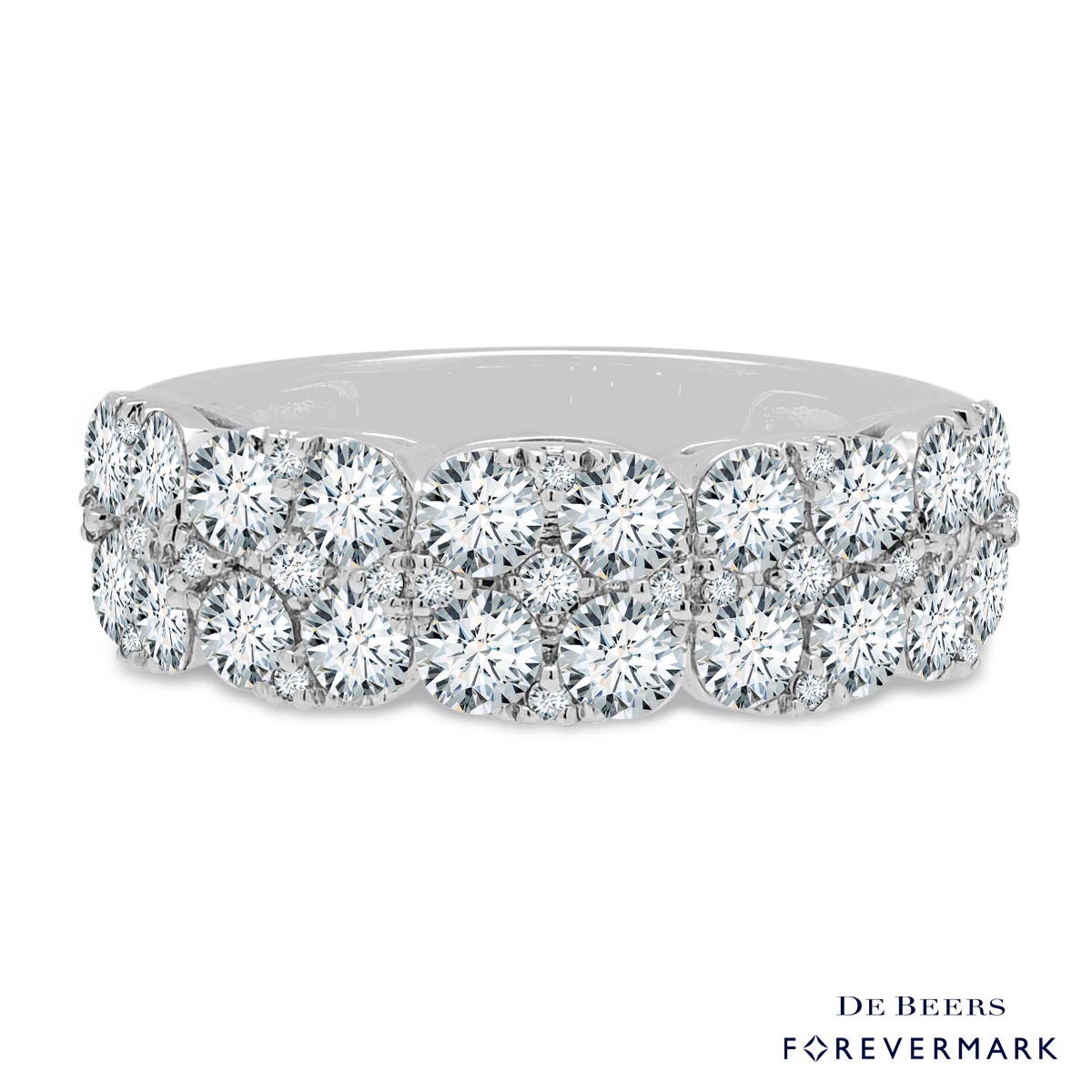De Beers Forevermark Diamond Ring in 18kt White Gold (2 1/3ct tw)