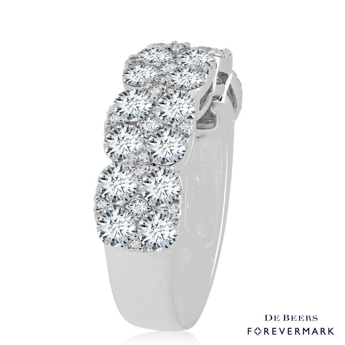 De Beers Forevermark Diamond Ring in 18kt White Gold (2 1/3ct tw)