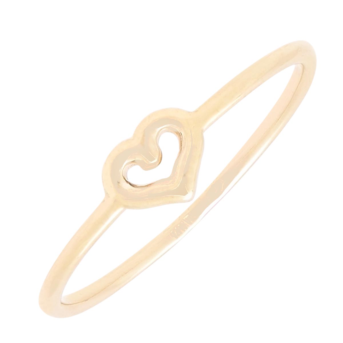 Heart Ring in 14kt Yellow Gold