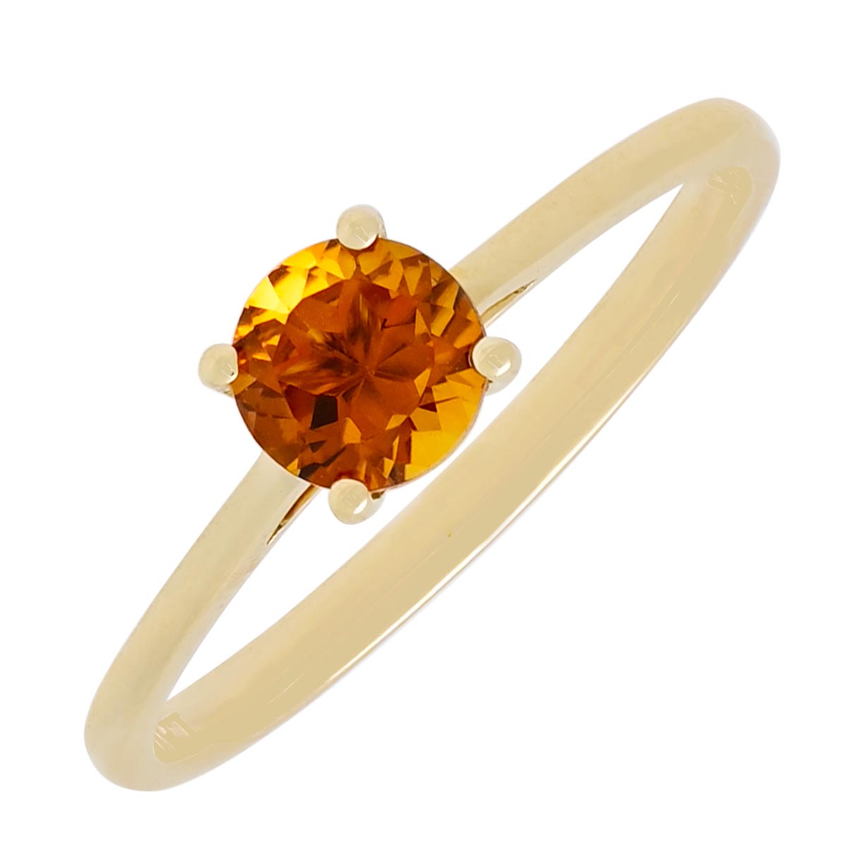 Citrine Ring in 14kt Yellow Gold