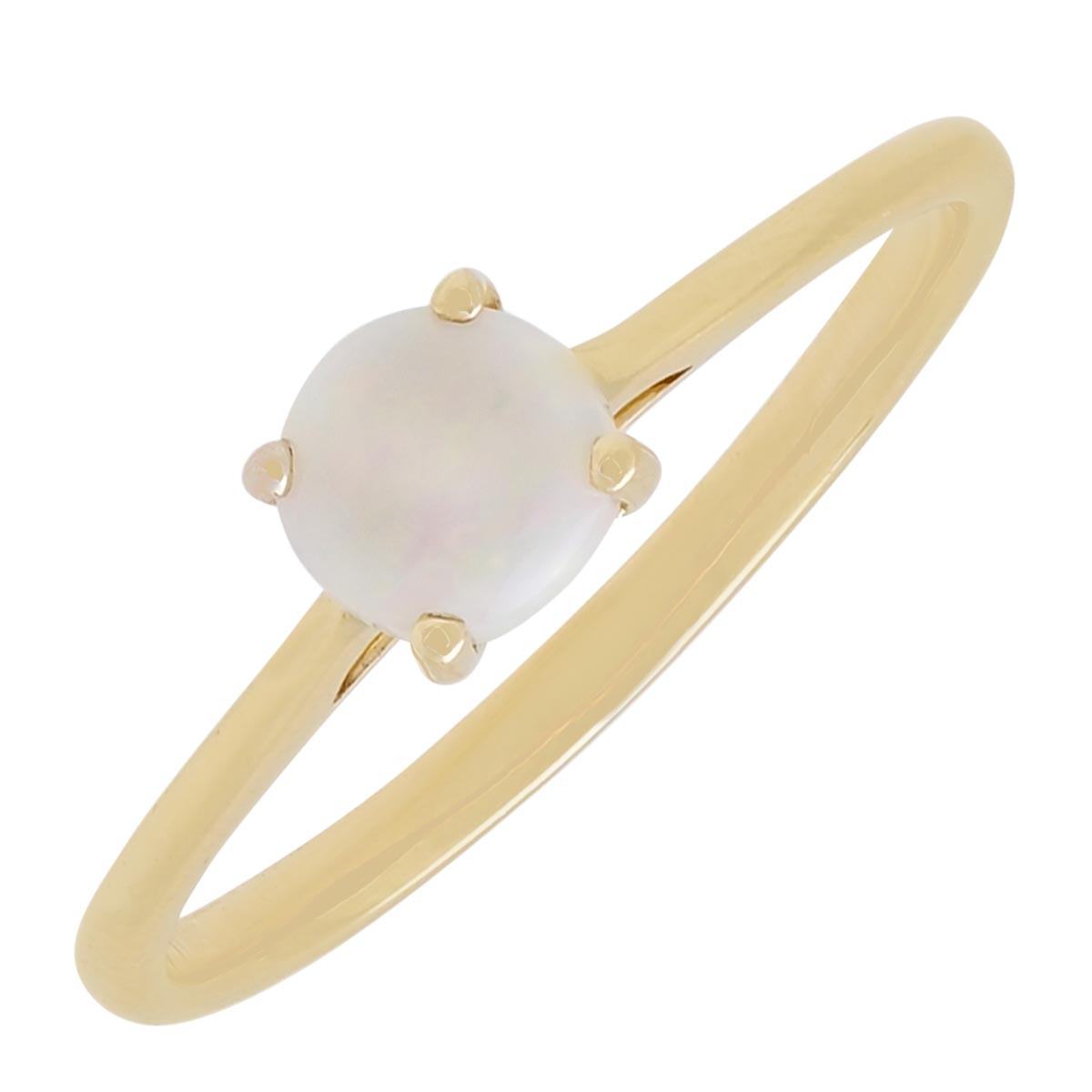 Australian Opal Ring in 14kt Yellow Gold