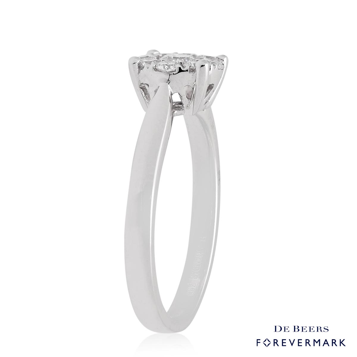 Forevermark Diamond Engagement Ring in 18kt White Gold (1/2ct tw)