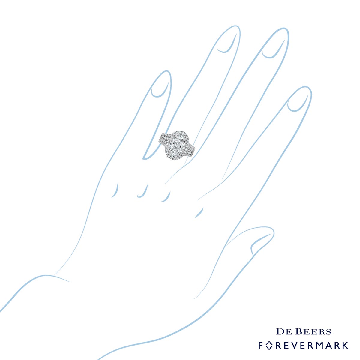 Forevermark Diamond Engagement Ring in 18kt White Gold (2 1/5ct tw)