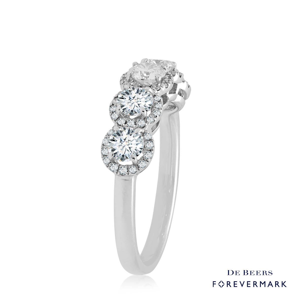 Forevermark Center of my Universe Five Stone Diamond Band in 18kt White Gold (1 1/4ct tw)