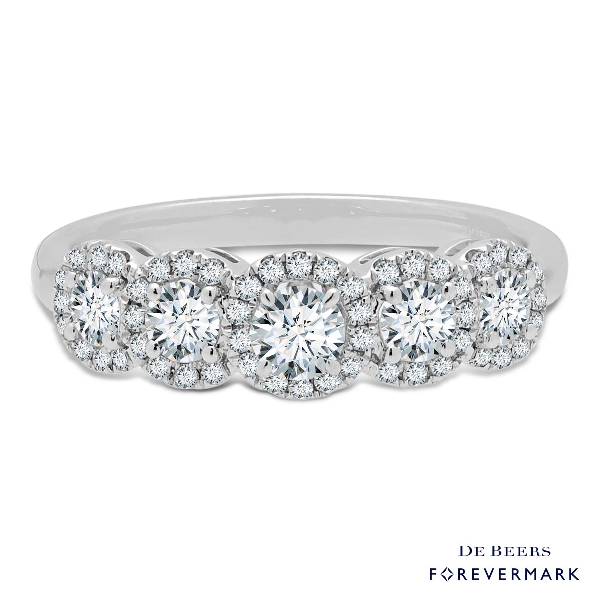 Forevermark Center of My Universe Diamond Band in 18kt White Gold (3/4ct tw)