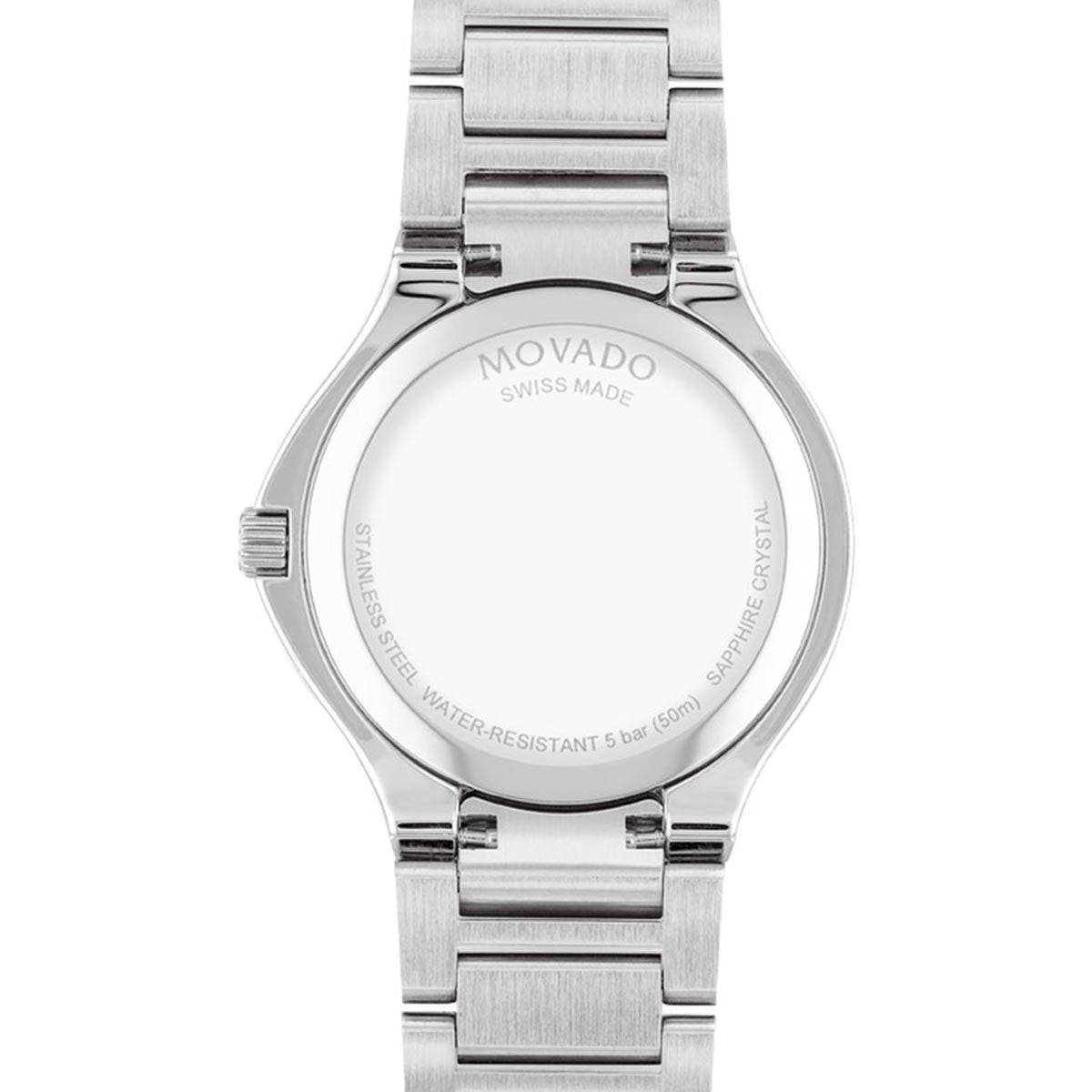 Movado SE Womens Watch with Mother of Pearl Dial and Diamond Set Bezel and Stainless Steel and Yellow Gold Tone Bracelet (Swiss quartz movement)