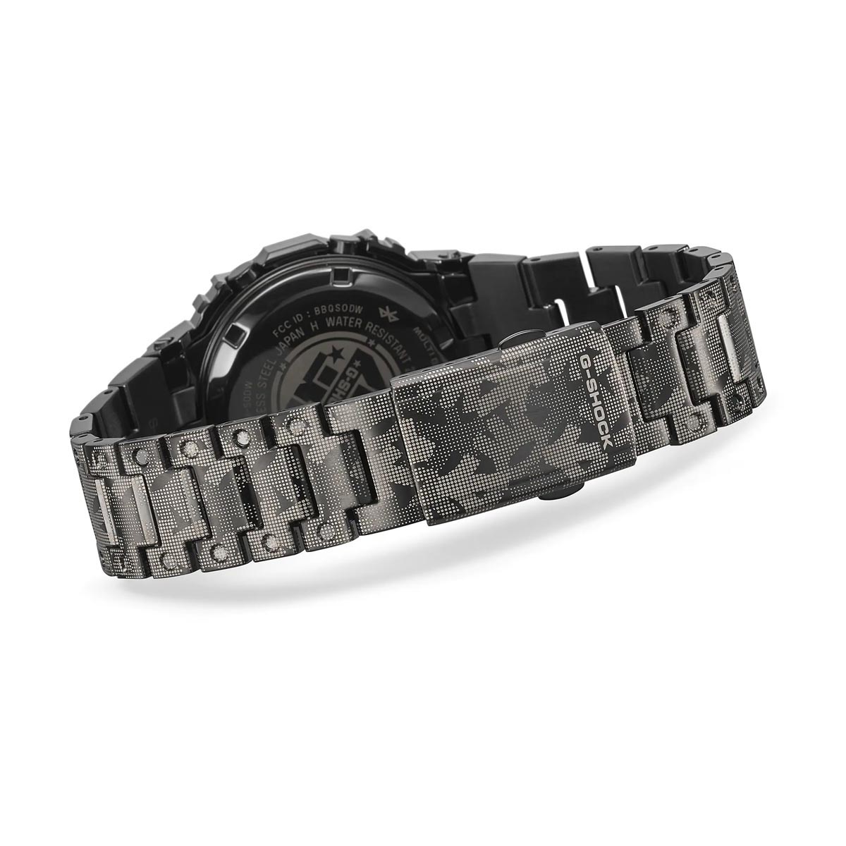 G Shock Full Metal Limited Edition Eric Haze Mens Watch with Black Digital Dial and Black Ion Plate Bracelet (solar movement)