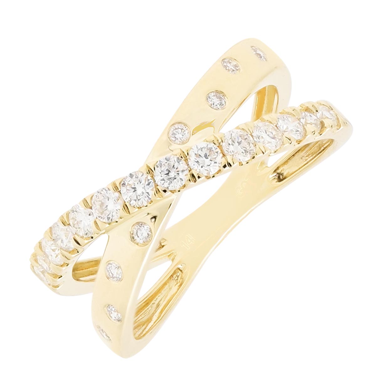 Diamond Fashion Ring in 14kt Yellow Gold (1/2ct tw)