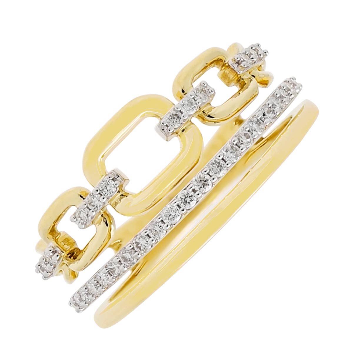 Diamond Fashion Ring in 14kt Yellow Gold (1/4ct tw)