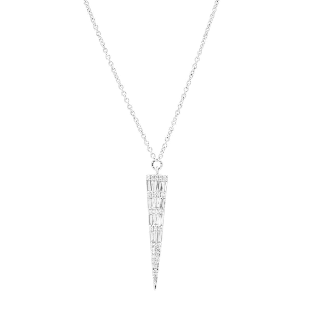 Diamond Fashion Necklace in 14kt White Gold (3/8ct tw)
