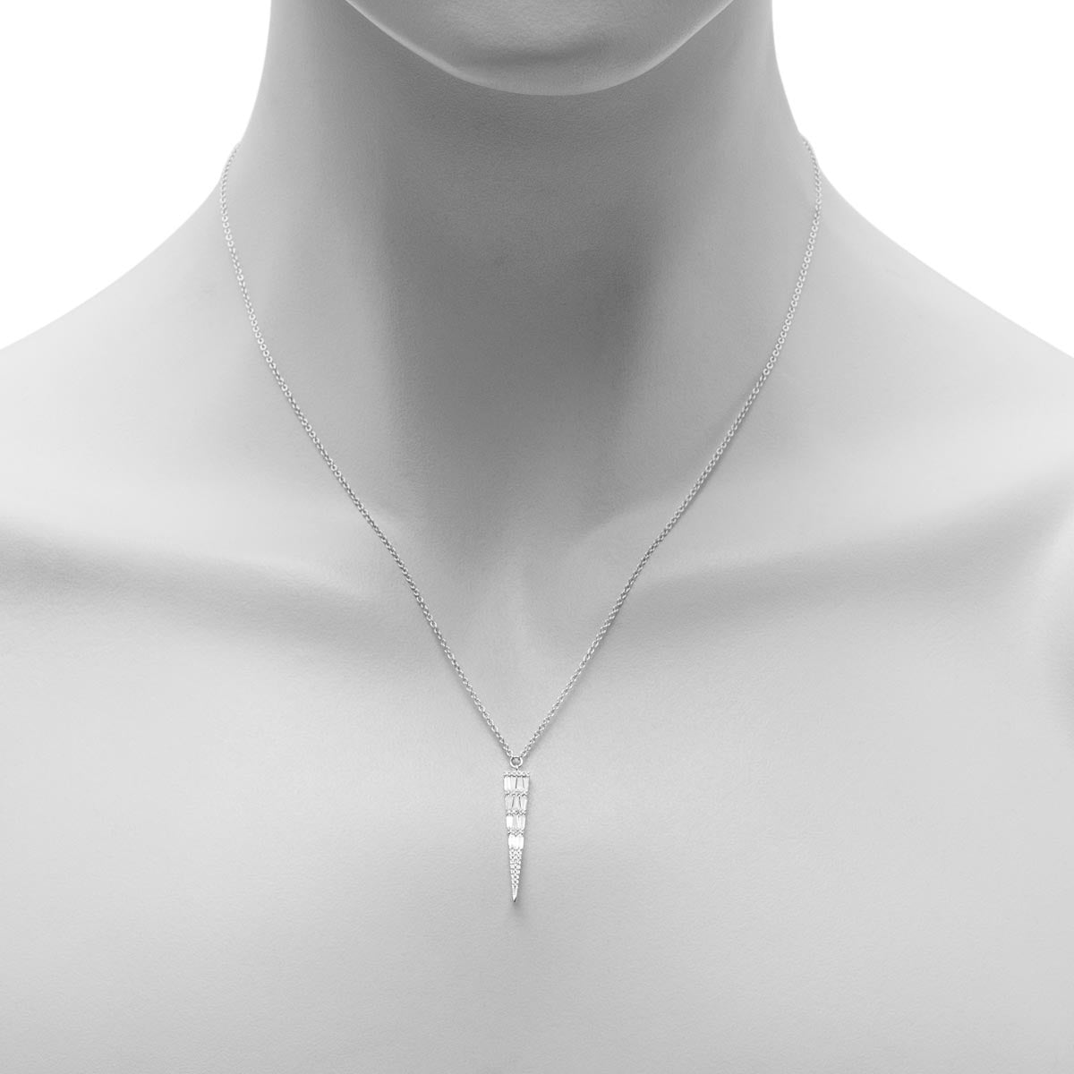 Diamond Fashion Necklace in 14kt White Gold (3/8ct tw)