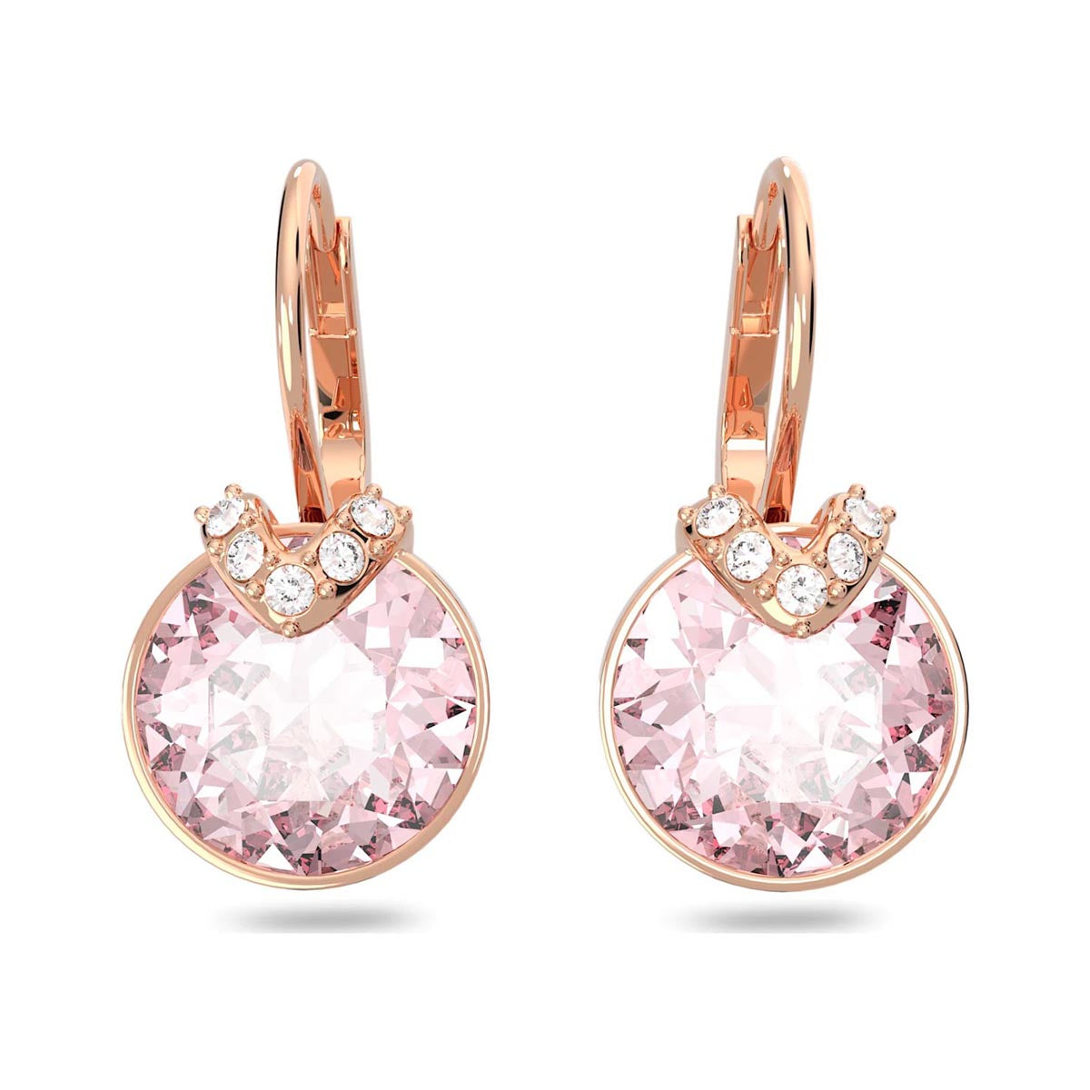 Swarovski Crystal Pink Bella V Earrings