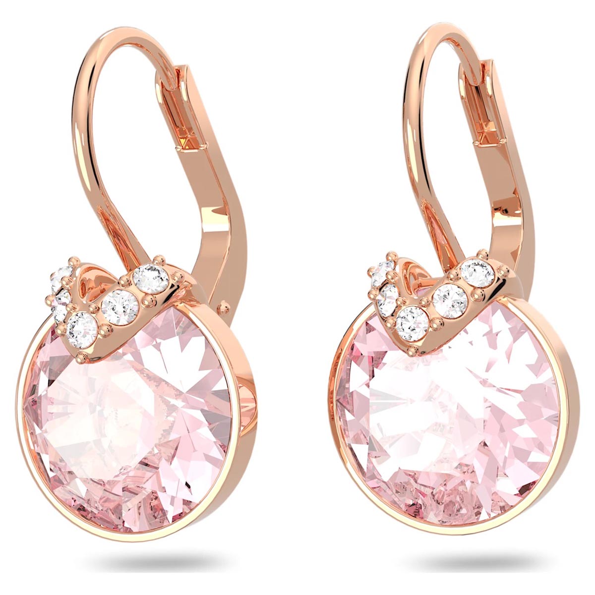 Swarovski Crystal Pink Bella V Earrings