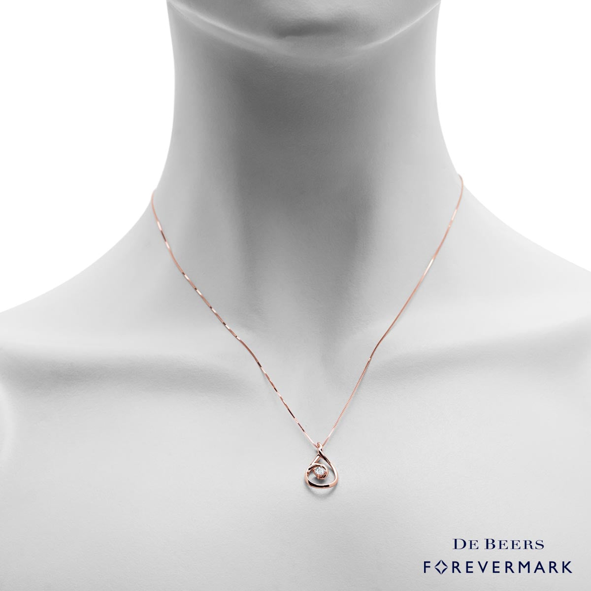 Forevermark Diamond Necklace in 14kt Rose Gold (1/7ct) – Day's