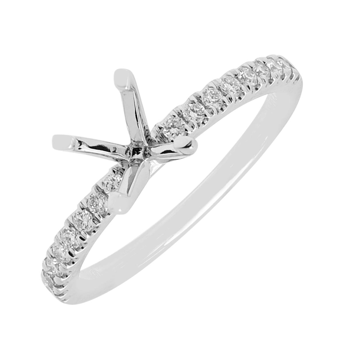 Daydream Diamond Engagement Ring Setting in Platinum (1/4ct tw)