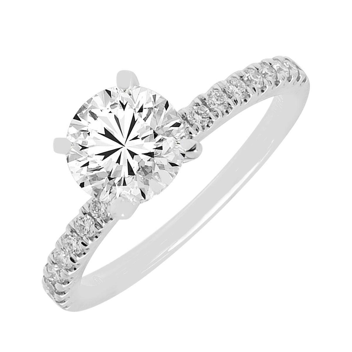 Daydream Diamond Engagement Ring Setting in Platinum (1/4ct tw)