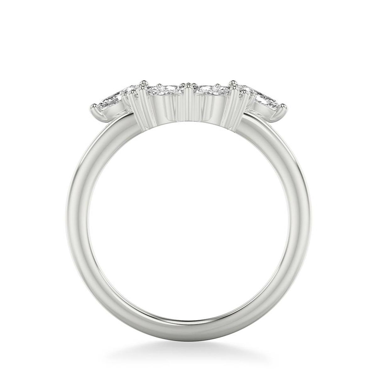 Artcarved Marquise Diamond Wrap in 14kt White Gold (1/2ct tw)
