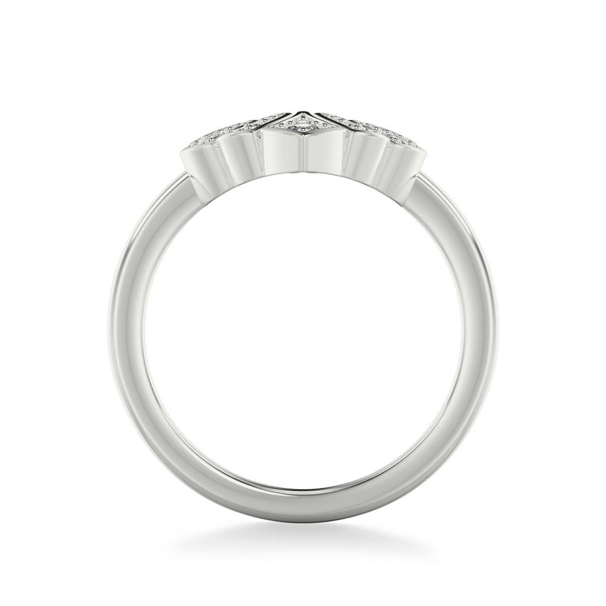 Artcarved Diamond Graduated Wrap in 14kt White Gold (1/7ct tw)