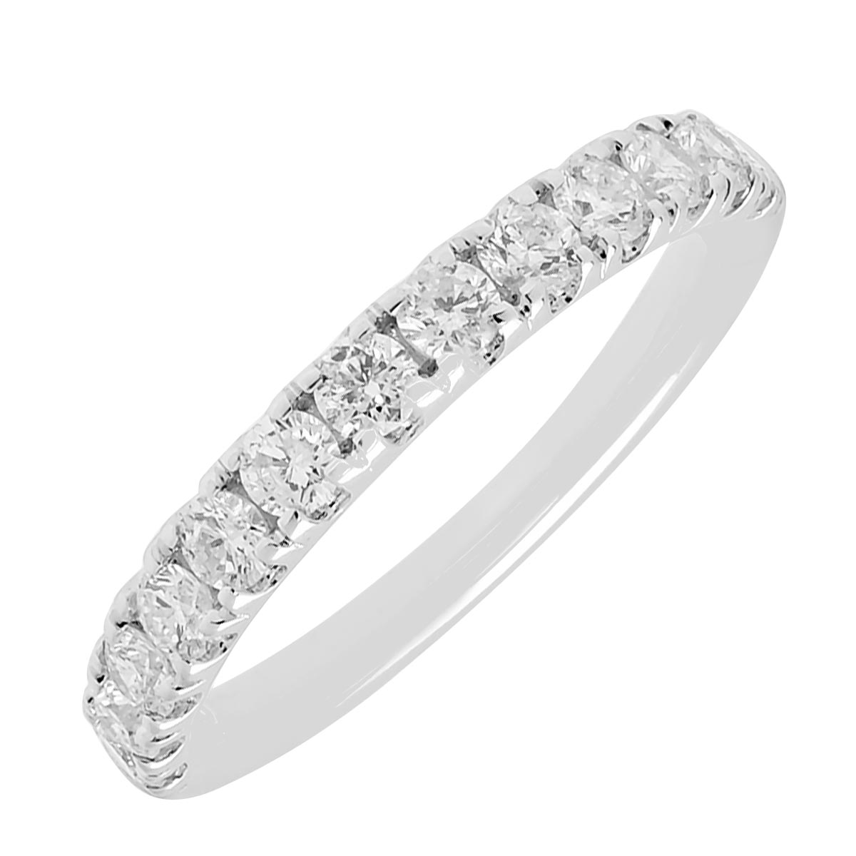 Diamond Wedding Band in 14kt White Gold (3/4ct tw)