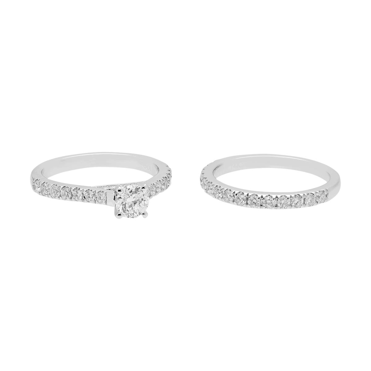 Diamond Bridal Set in 14kt White Gold (1 1/3ct tw)
