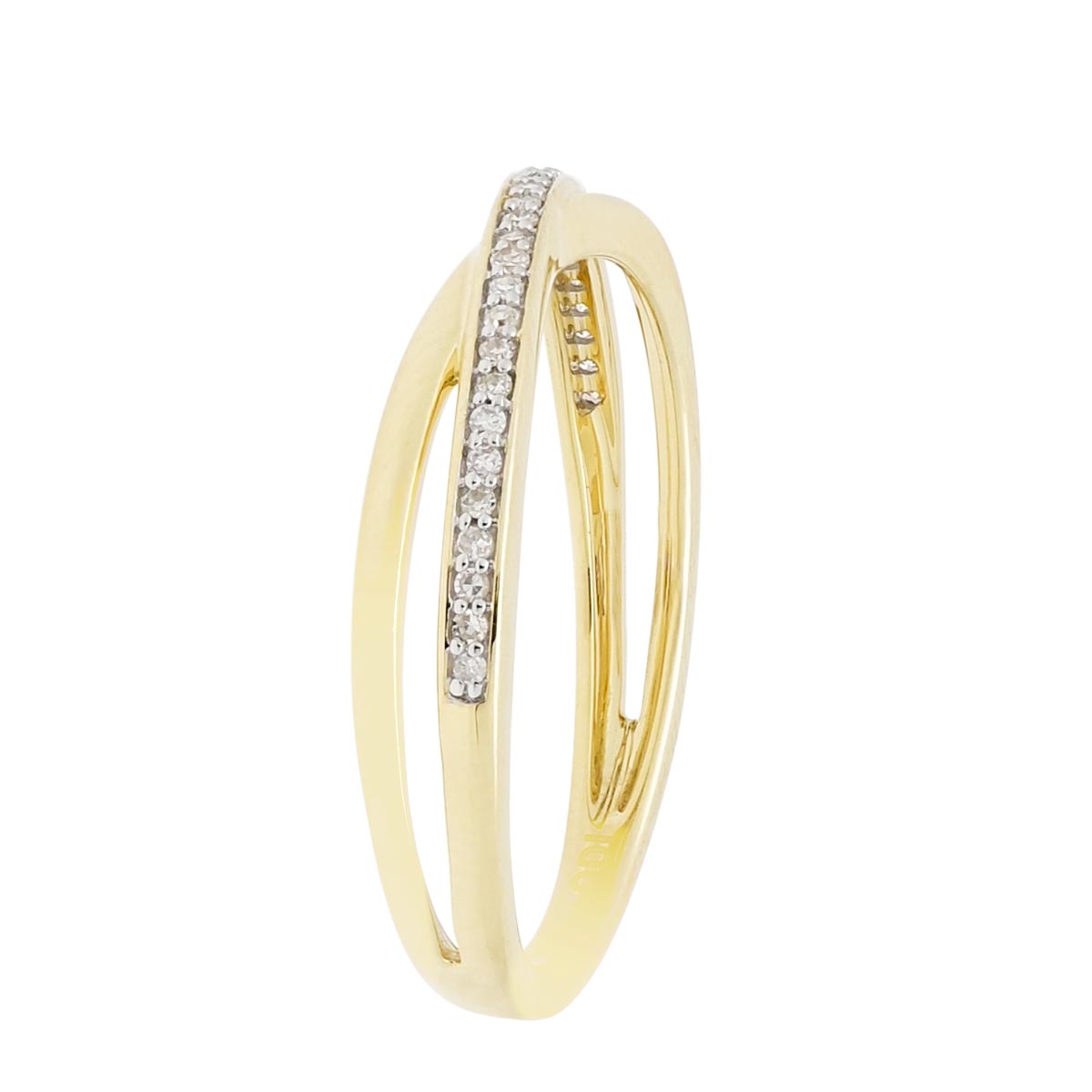 Diamond Fashion Ring in 10kt Yellow Gold (1/10ct tw)