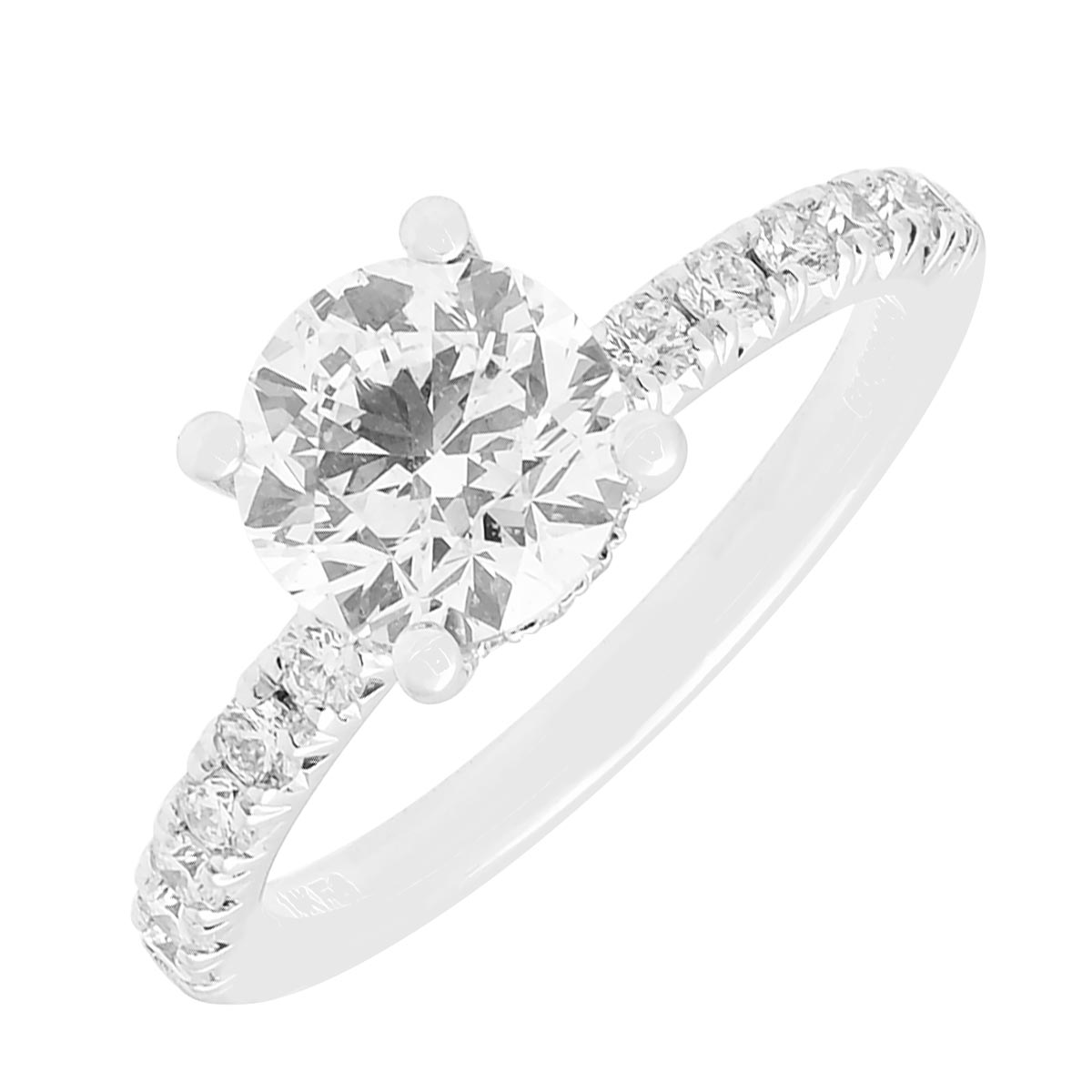 Diamond Engagement Ring in 14kt White Gold (1 7/8ct tw)
