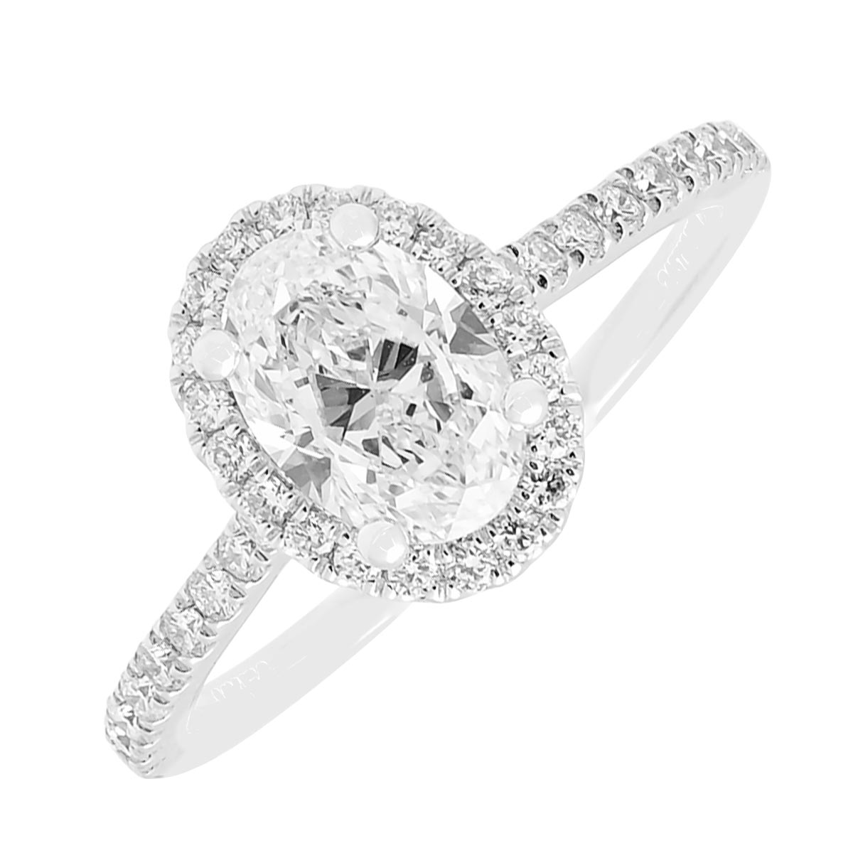 Forevermark Diamond Engagement Ring in 14kt White Gold (1 1/3ct tw)