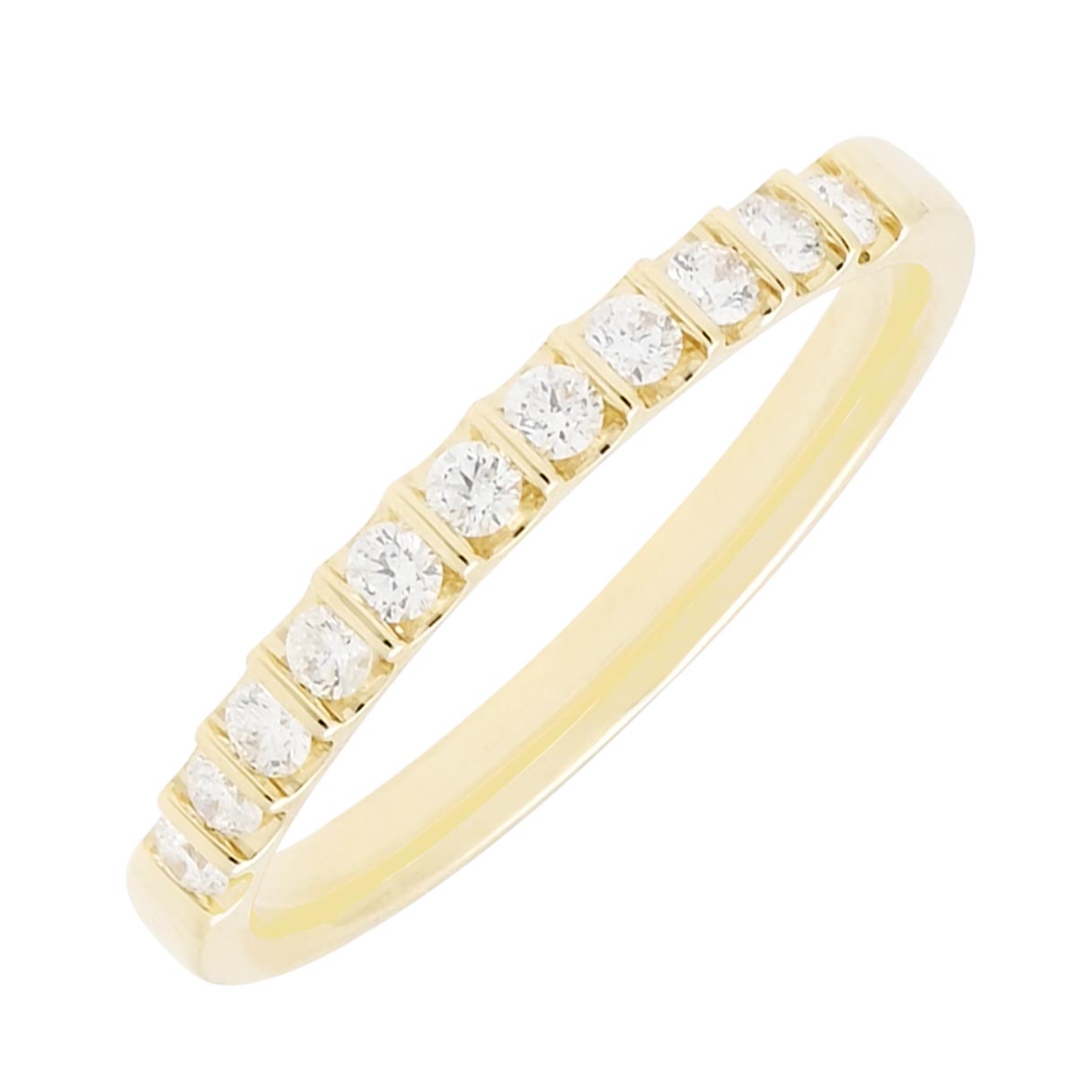 Diamond Band in 14kt Yellow Gold (1/4ct tw)