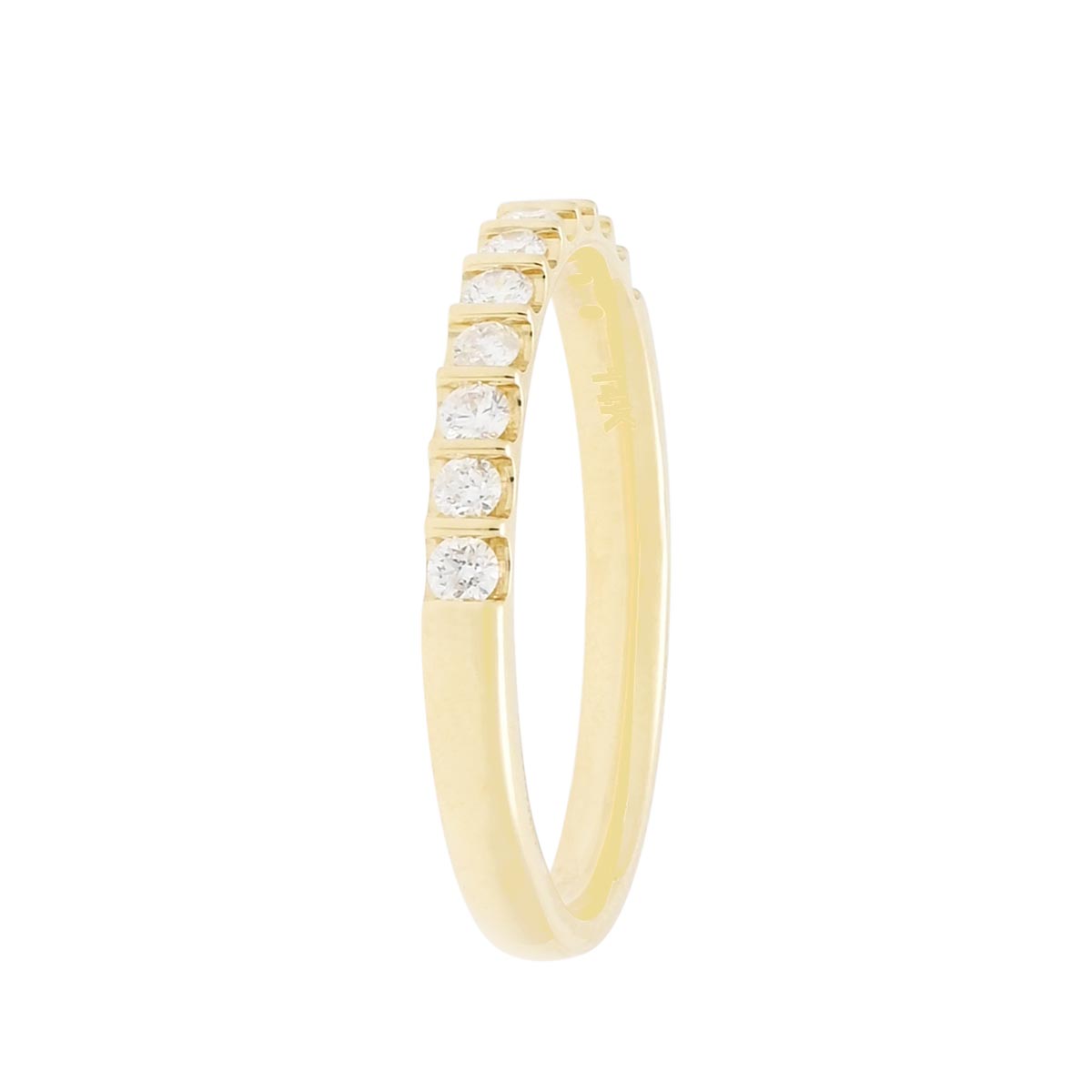Diamond Band in 14kt Yellow Gold (1/4ct tw)
