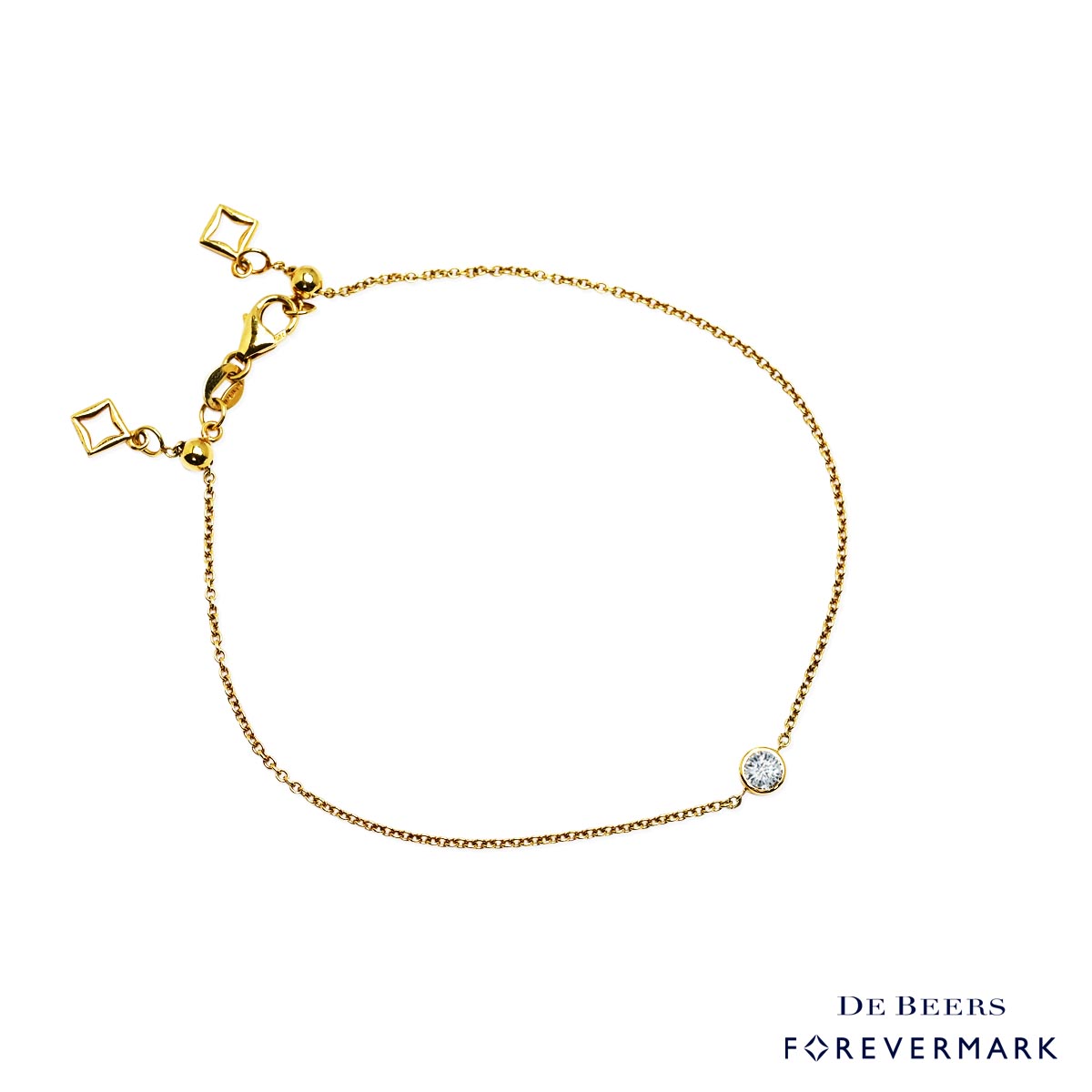Forevermark Diamond Bolo Bracelet in 18kt Yellow Gold (1/7ct)