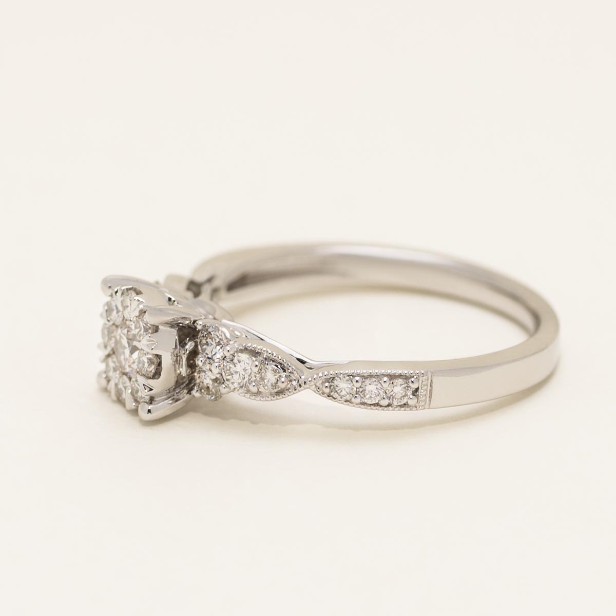 Lovebright Diamond Engagement Ring in 14kt White Gold (1/2ct tw)