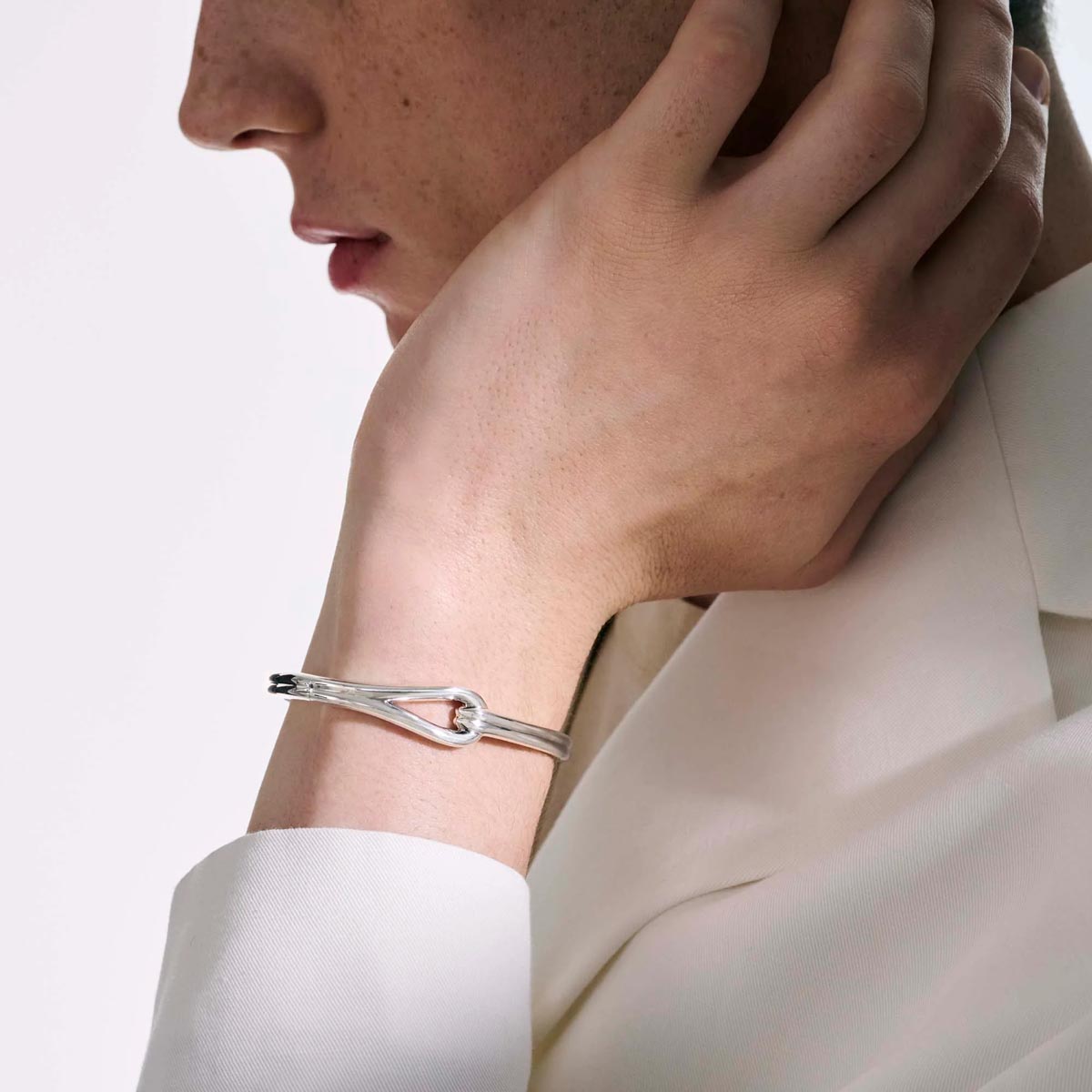 John Hardy Surf Bangle Bracelet in Sterling Silver