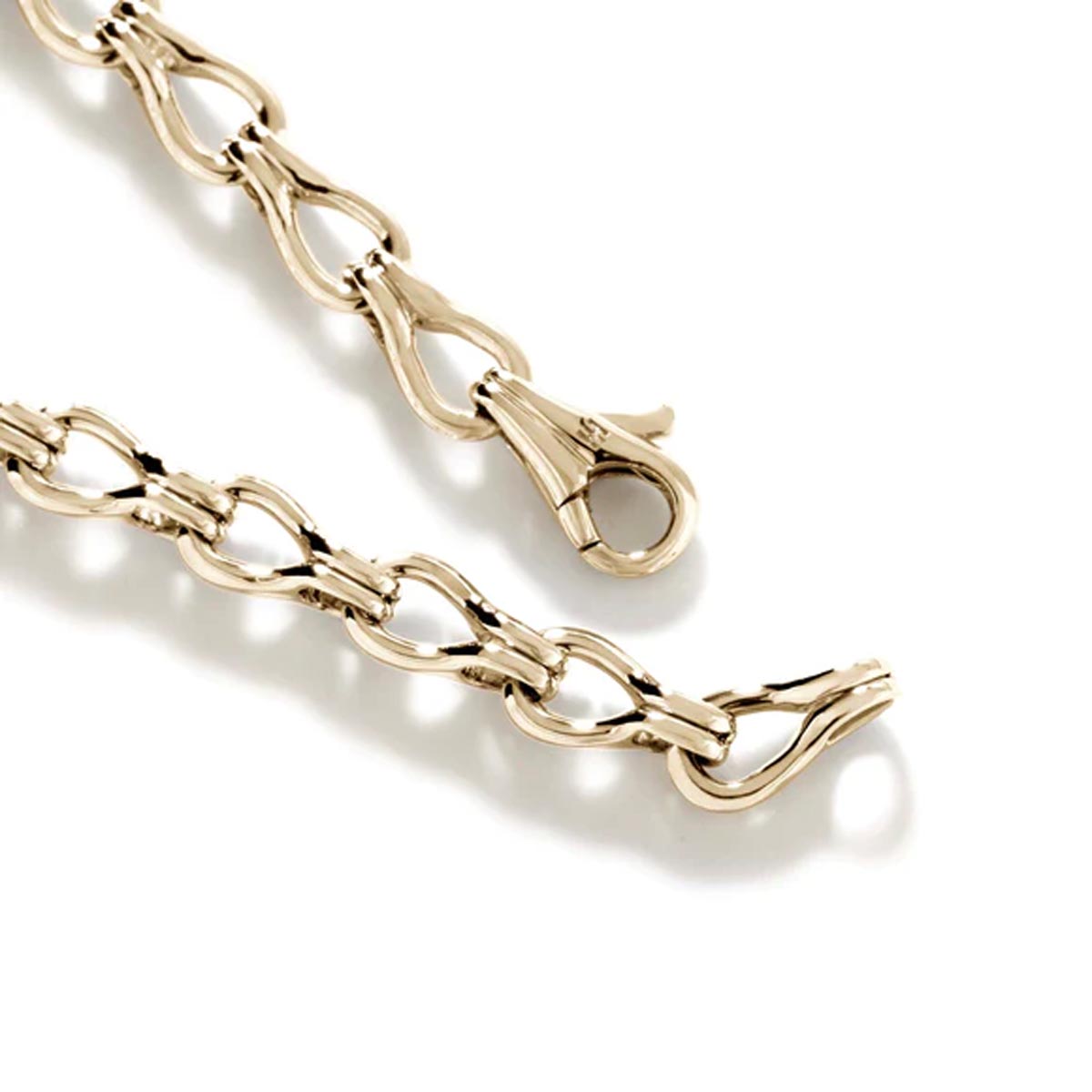 John Hardy Surf Collection Link Bracelet in 14kt Yellow Gold