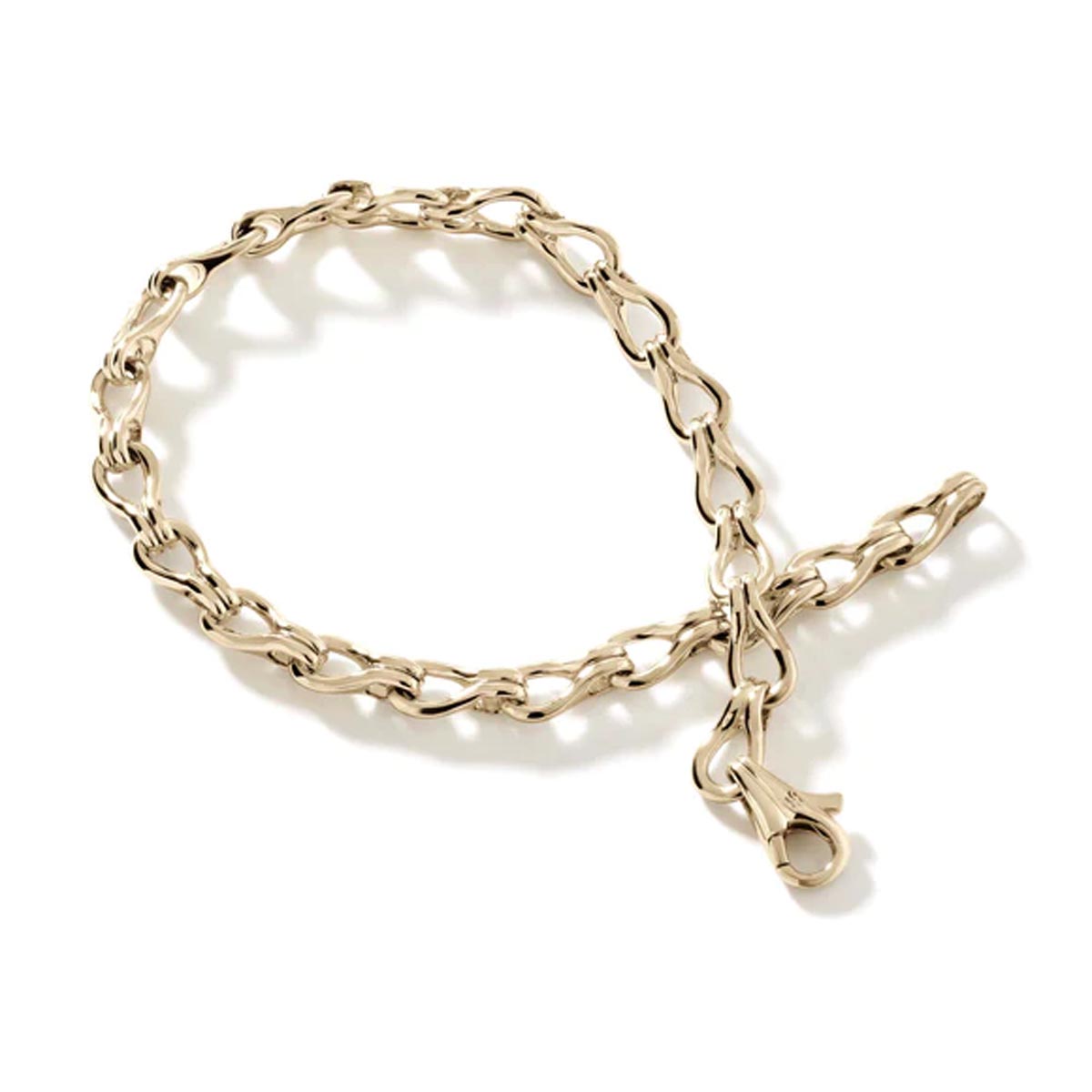 John Hardy Surf Collection Link Bracelet in 14kt Yellow Gold