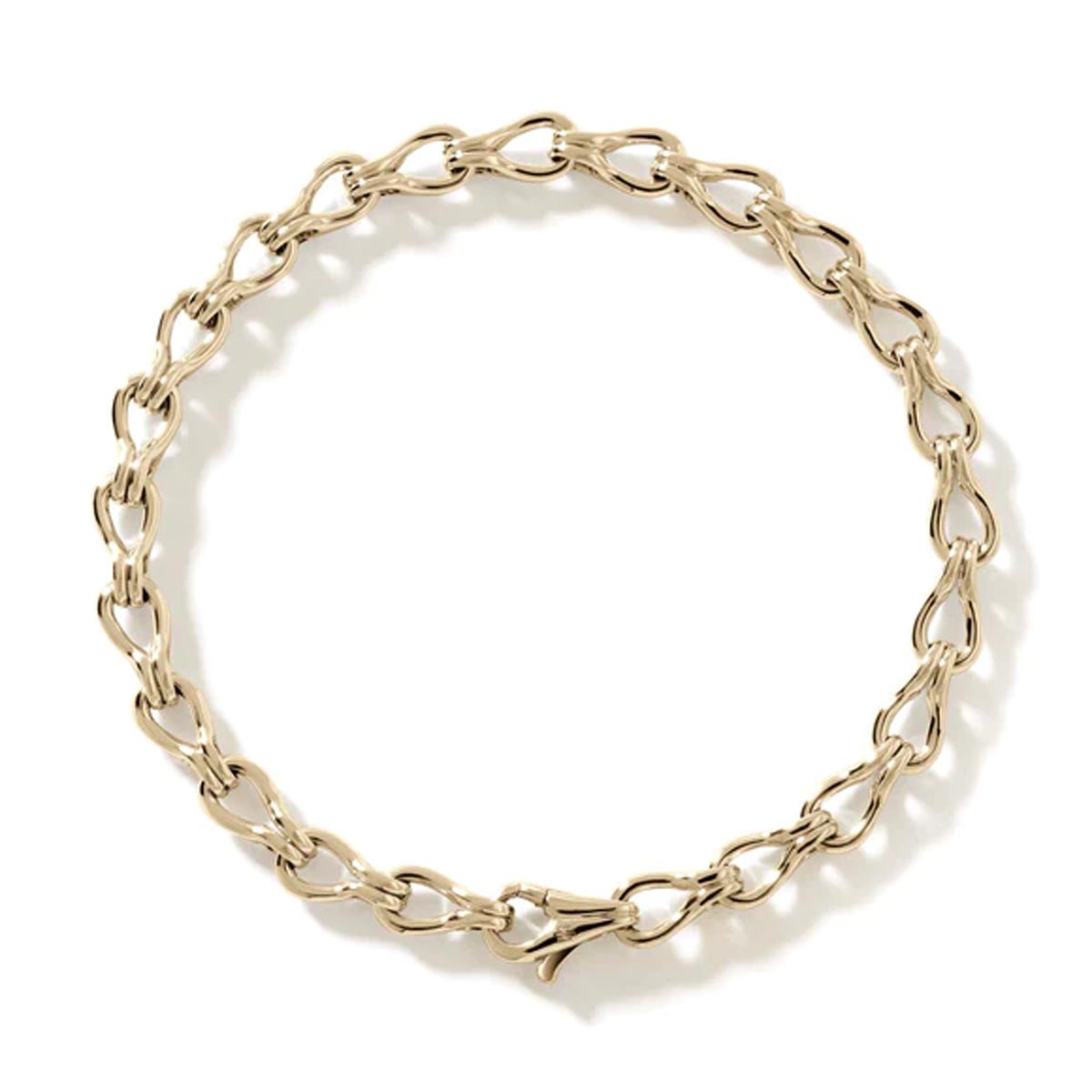 John Hardy Surf Collection Link Bracelet in 14kt Yellow Gold