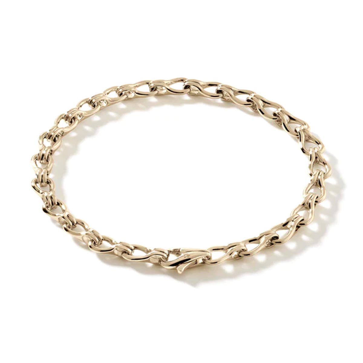 John Hardy Surf Collection Link Bracelet in 14kt Yellow Gold