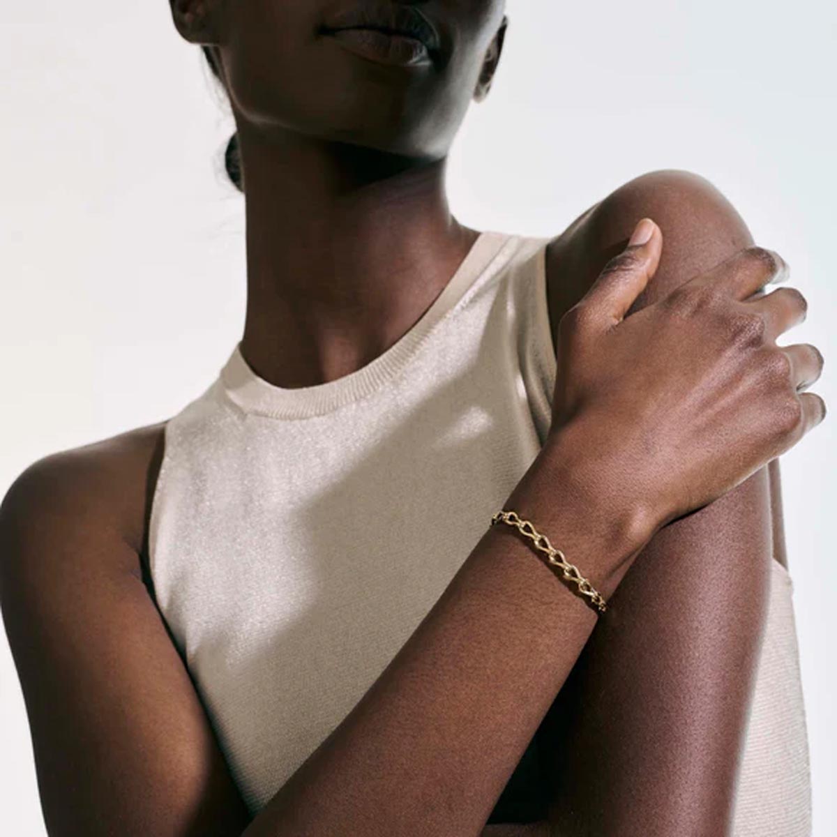 John Hardy Surf Collection Link Bracelet in 14kt Yellow Gold