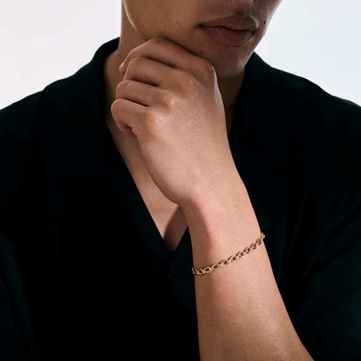 John Hardy Surf Collection Link Bracelet in 14kt Yellow Gold