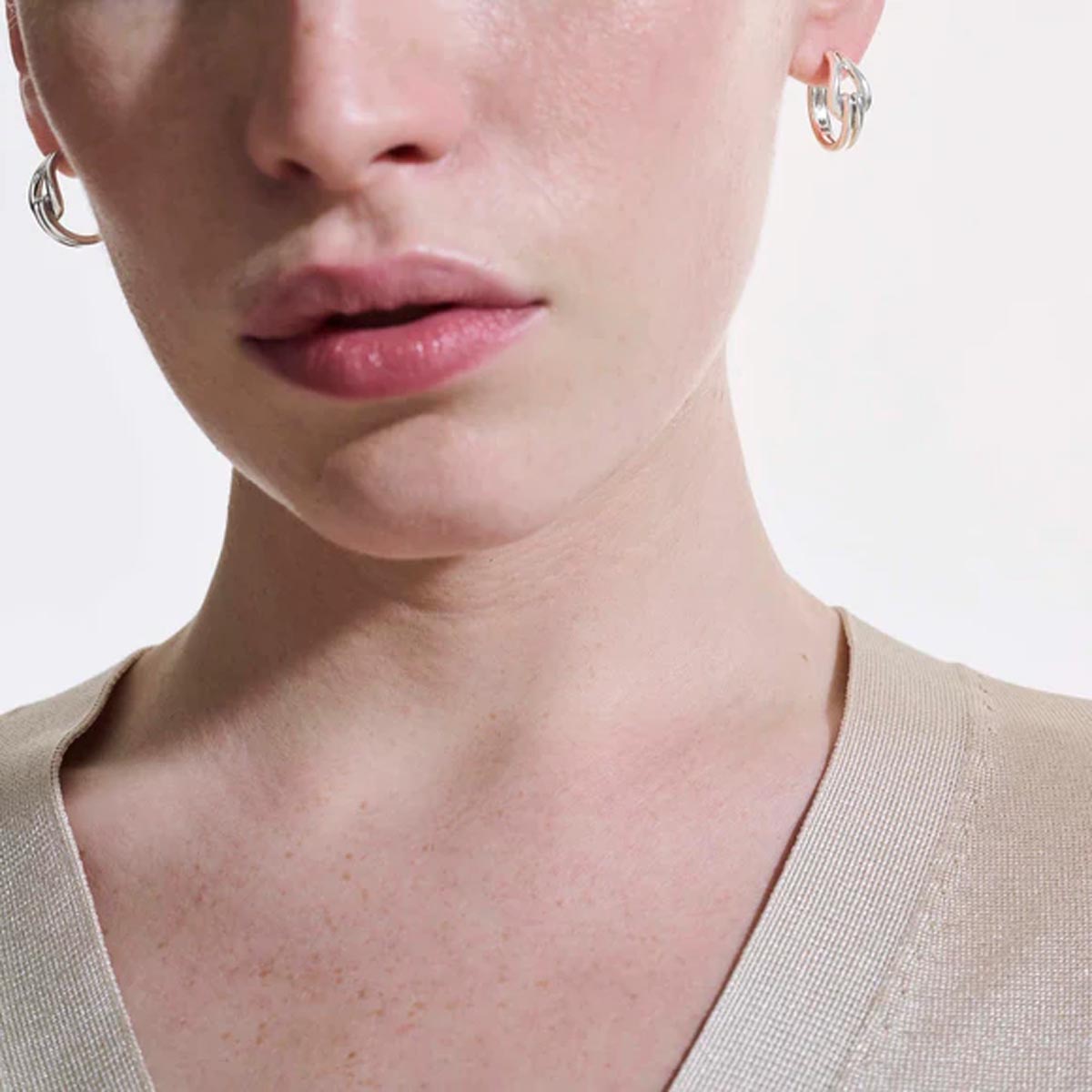 John Hardy Surf Hoop Earrings in Sterling Silver