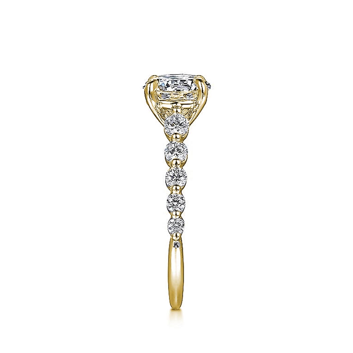 Gabriel Diamond Engagement Ring Setting in 14kt Yellow Gold (1/2ct tw)