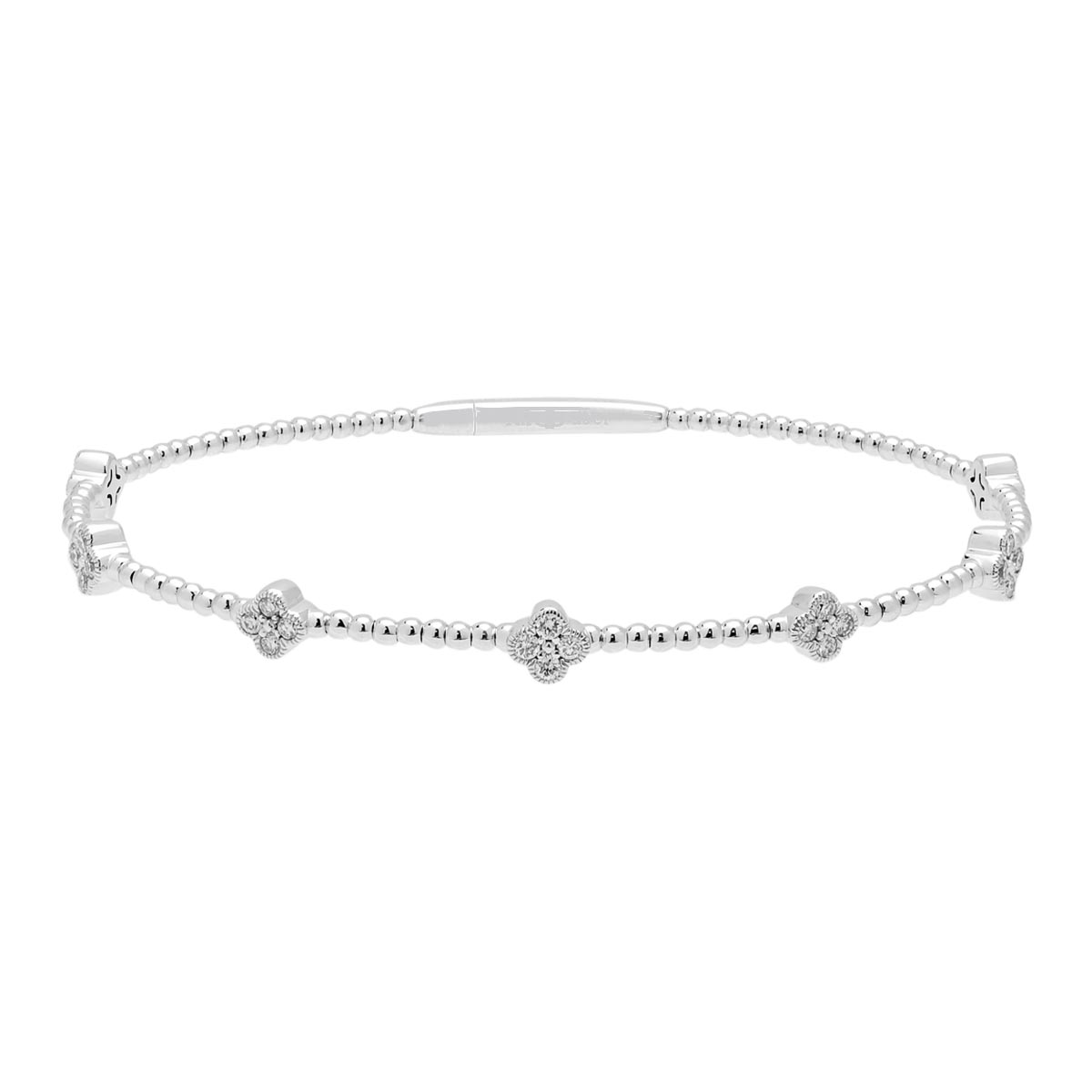 Diamond Flex Bangle in 14kt White Gold (3/8ct tw)