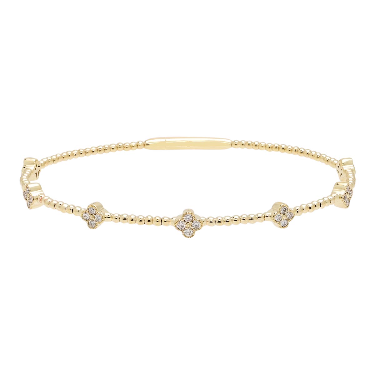 Diamond Flex Bangle in 14kt Yellow Gold (3/8ct tw)