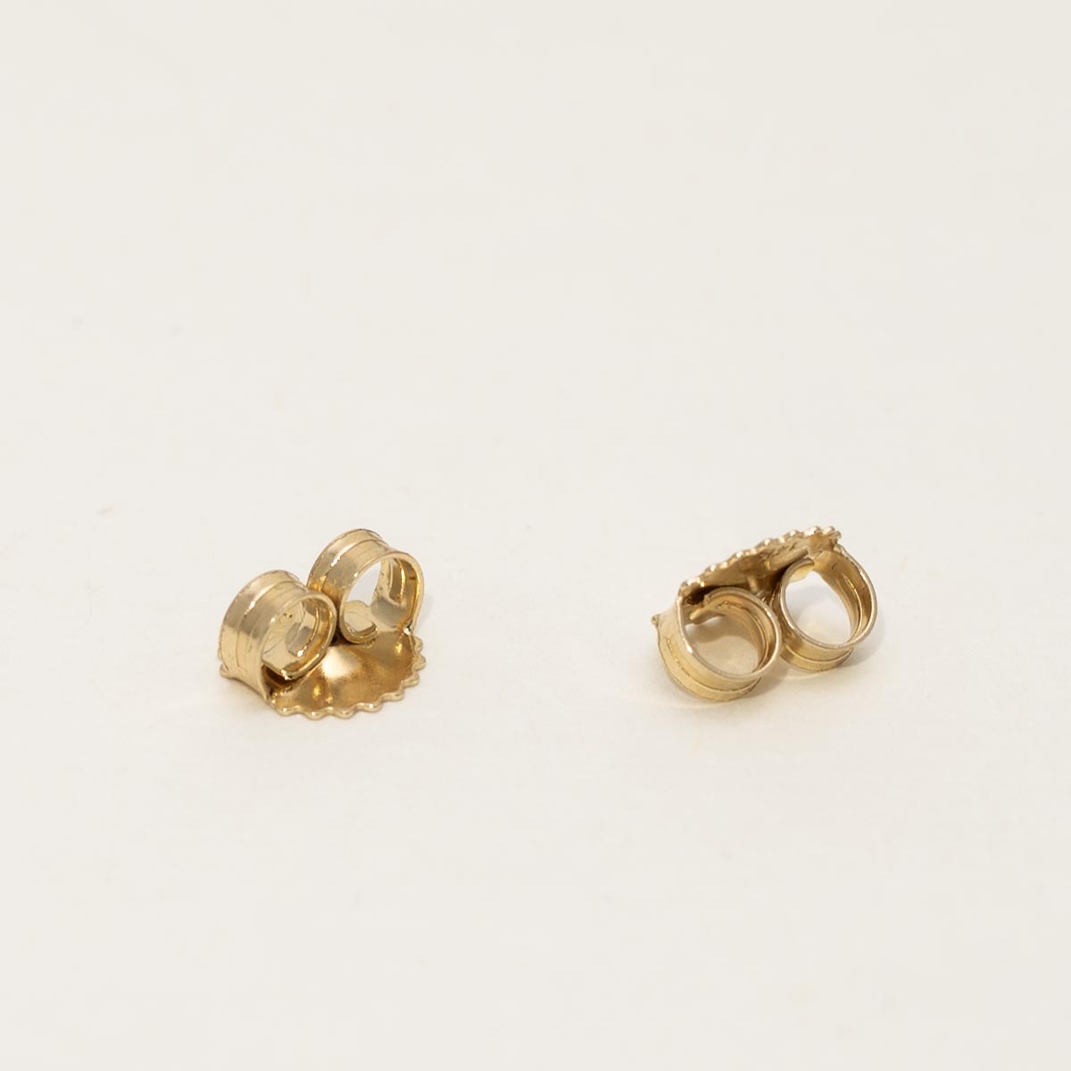 Pear Shape Sapphire Drop Earrings in 14kt Yellow Gold with Diamonds (1/5ct tw)