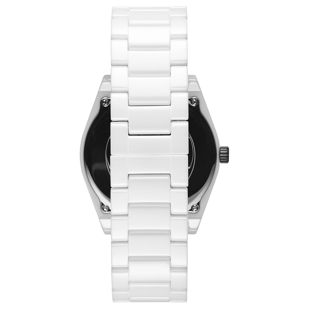 MVMT Element Mens Watch with White Dial and White Ceramic Bracelet (quartz movement)