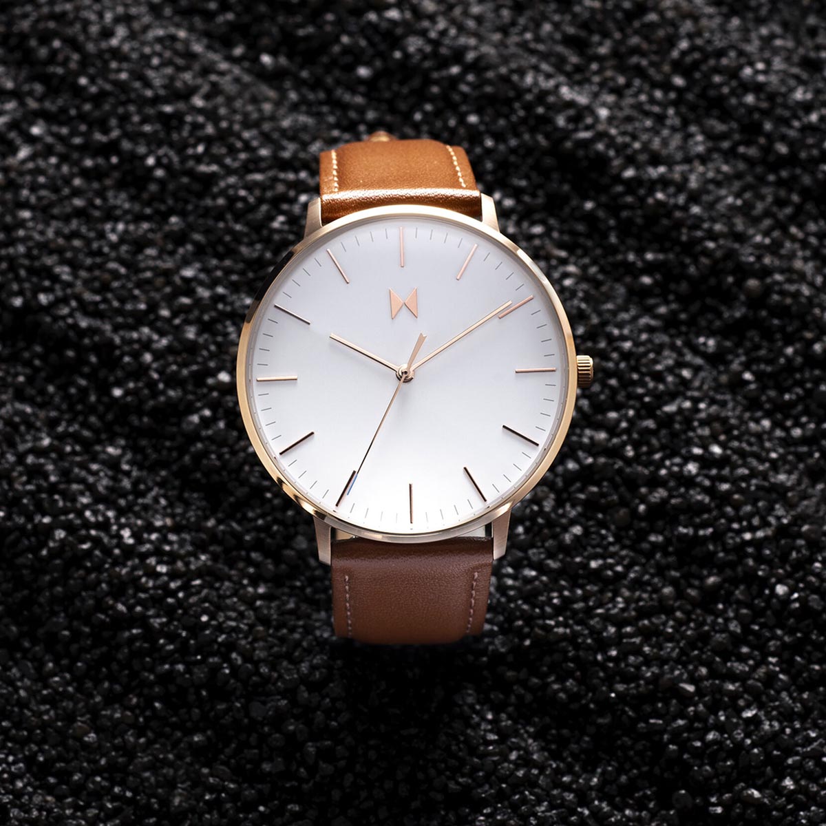 Leather mvmt deals watches men