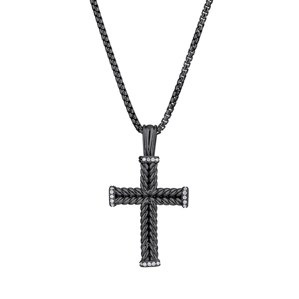 ☆Hei☆ sv925 cubic cross necklace HE24WINSW108XXFR 4814768_Sterling_Silver?wid=