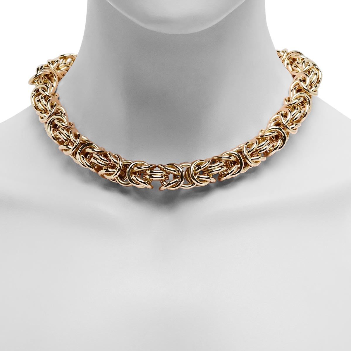 Estate Byzantine Necklace in 14kt Yellow Gold