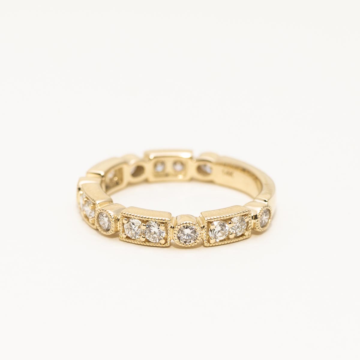 Diamond Stackable Band in 14kt Yellow Gold (3/4ct tw)